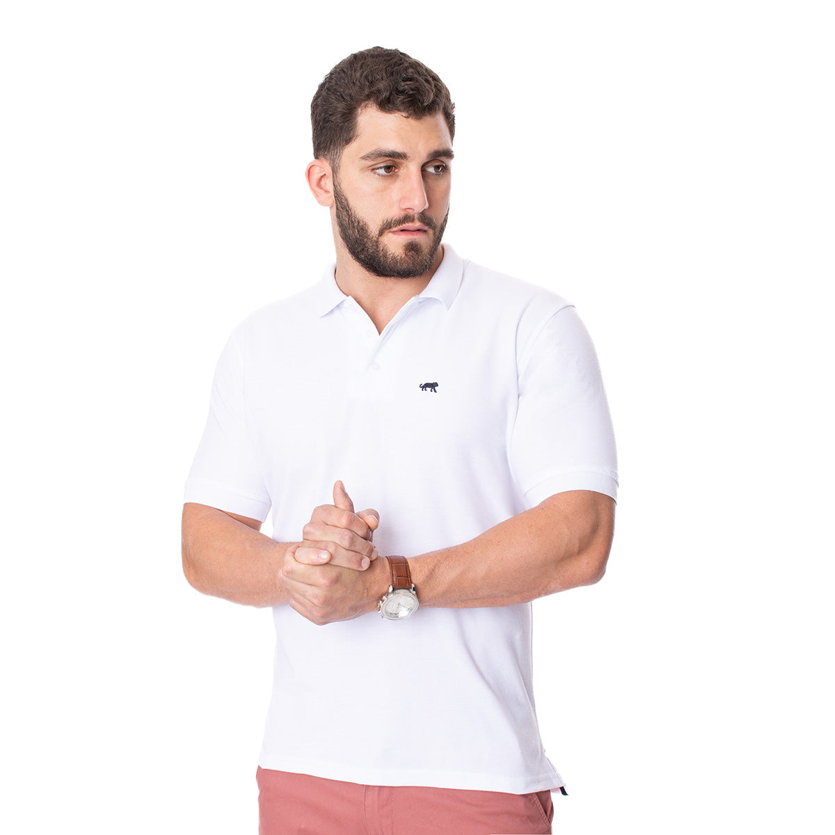 Playera Polo Blanca Aldo Conti Modelo R7905 – ALDO CONTI