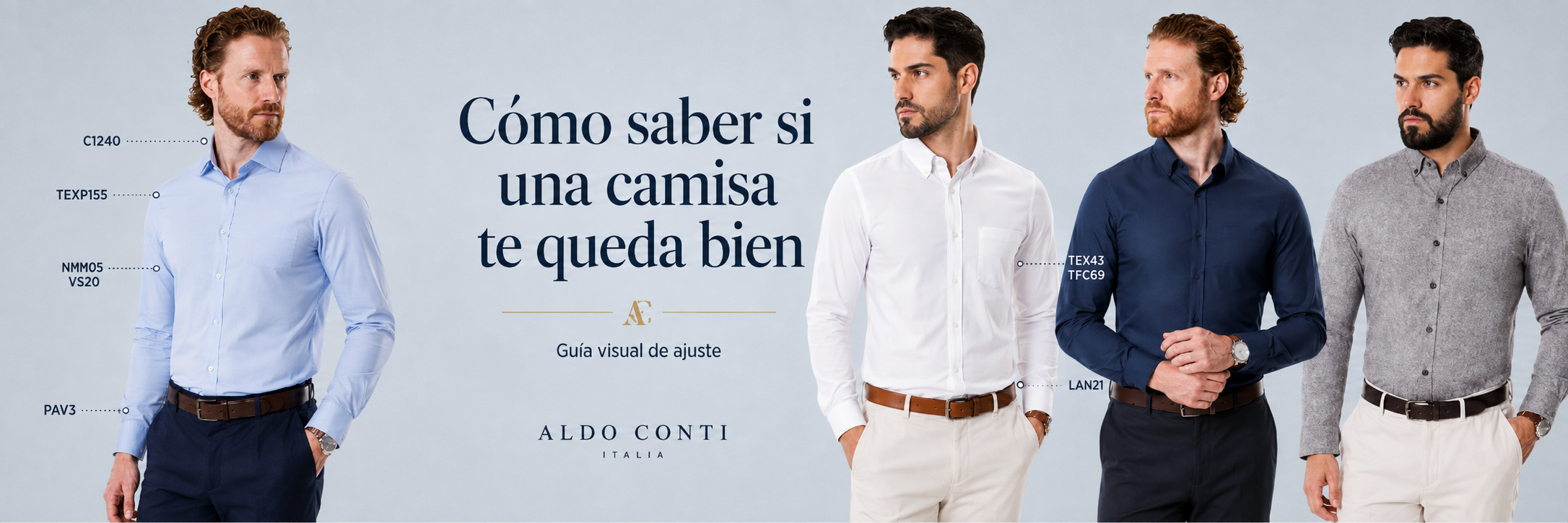 CÓMO SABER SI UNA CAMISA TE QUEDA BIEN