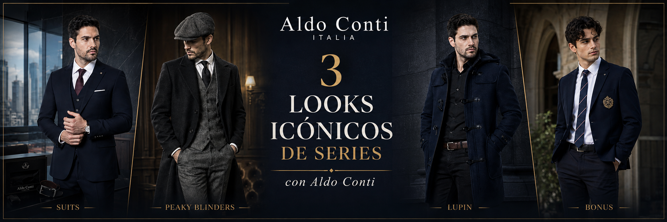 LOOKS ICÓNICOS DE SERIES QUE PUEDES RECREAR CON ALDO CONTI