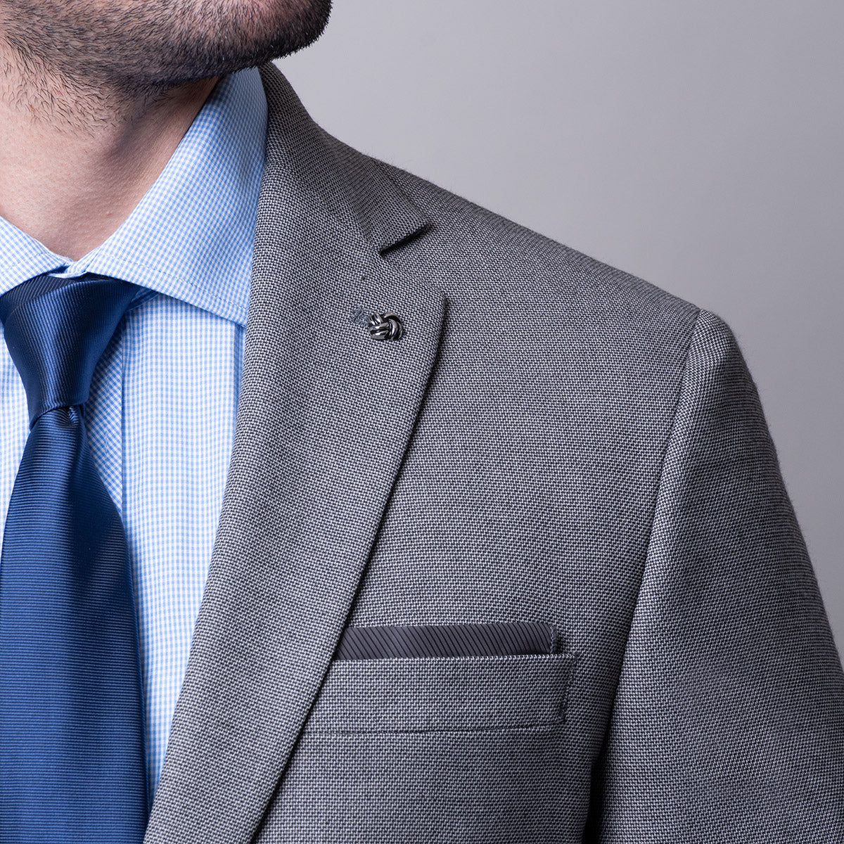 Traje gris acero Aldo Conti Black T3046 - foto 3