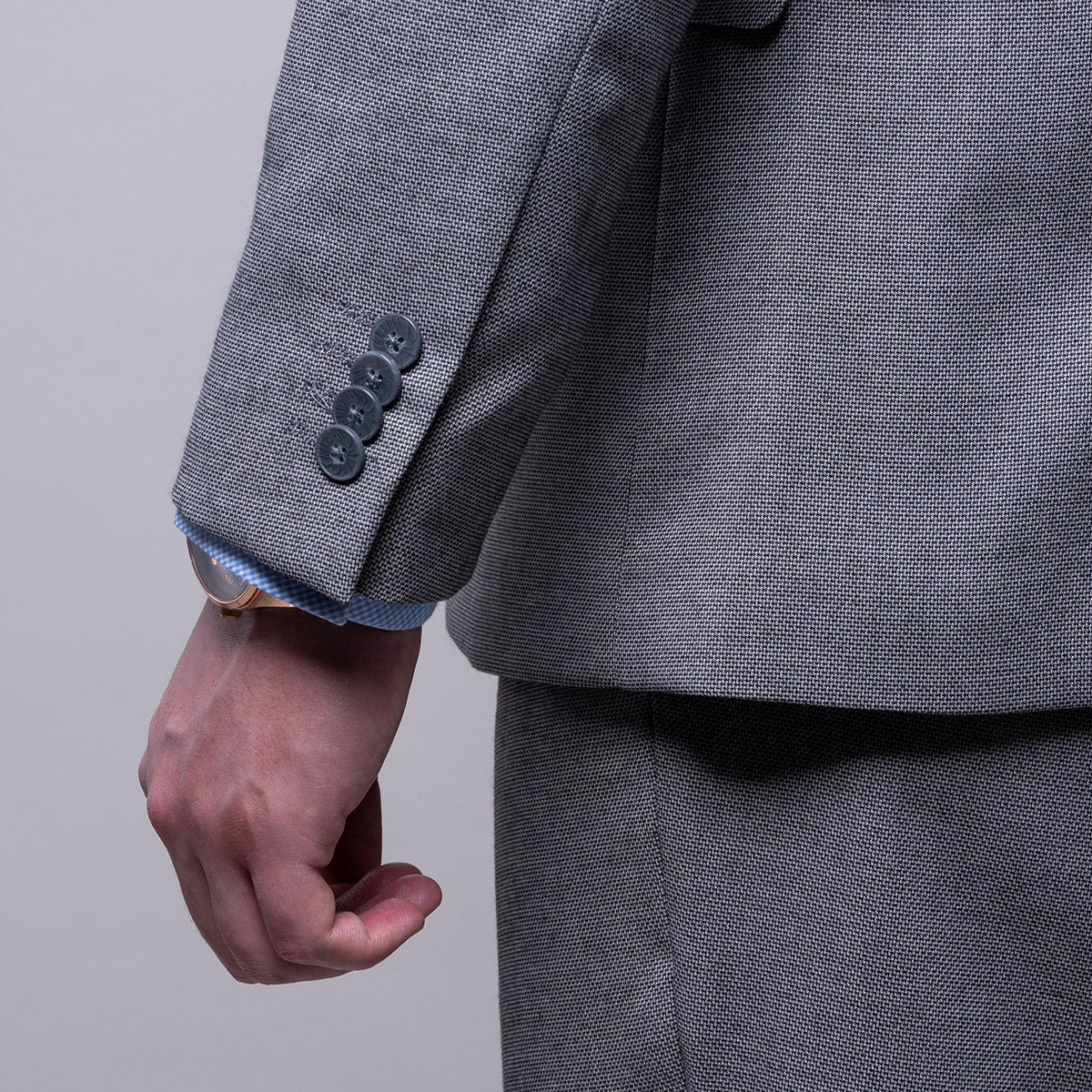 Traje gris acero Aldo Conti Black T3046 - foto 4