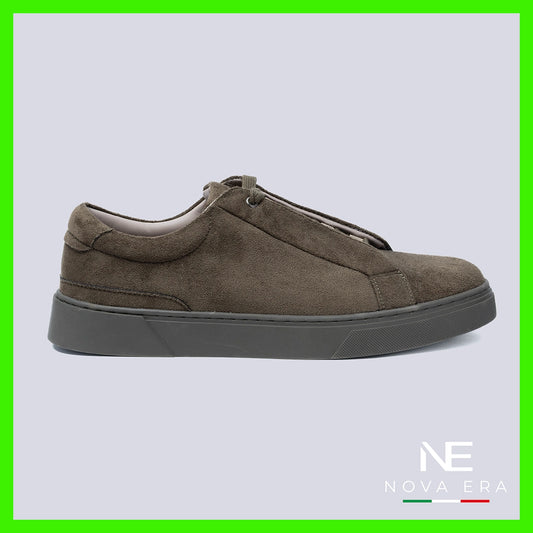 Tenis casuales verde olivo Nova Era| Vermonti HC187