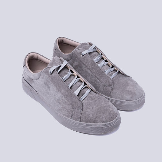 Tenis grises de gamuza Nova Era | Vermonti HC189