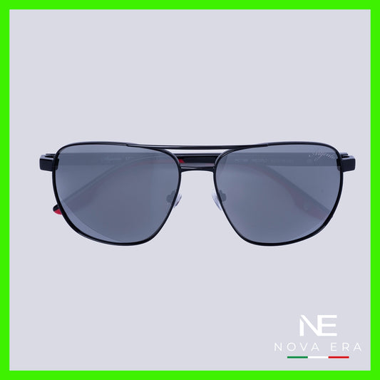 Lentes de sol tipo aviador negros Nova Era | Argento HC196