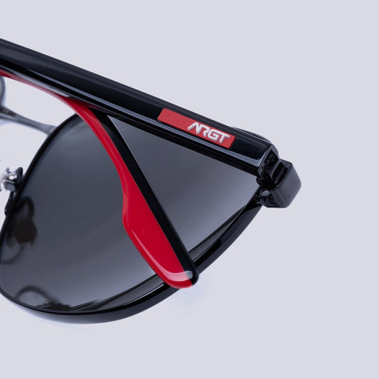 Lentes de sol tipo aviador negros Nova Era | Argento HC196