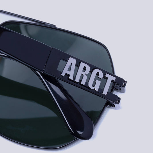 Lentes de sol Nova Era tipo aviador en negro | Argento HC198
