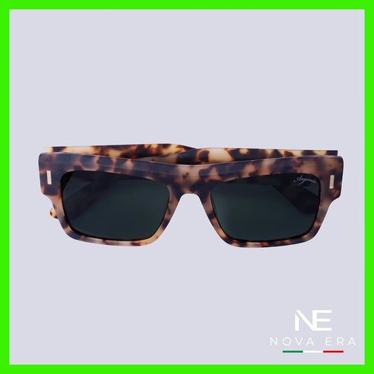 Lentes de sol rectangulares café Nova Era | Argento HC208