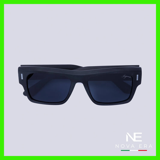 Lentes de sol negros rectangulares Nova Era | Argento HC209
