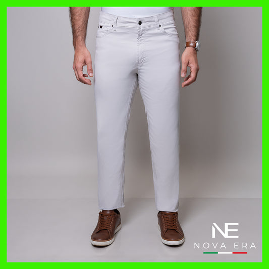 Pantalón gris claro slim fit Nova Era | Vermonti HC252