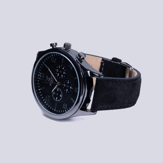 Reloj análogo negro números arábigos Nova Era Vermonti HC401