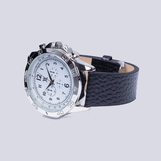 Reloj análogo plateado y blanco Nova Era | Vermonti HC402