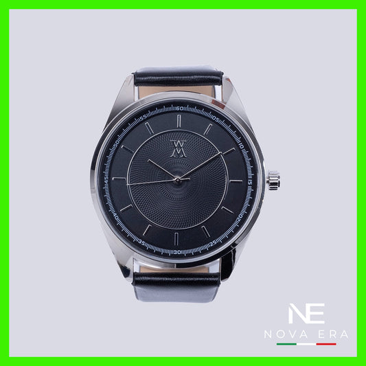 Reloj análogo negro minimalista Nova Era | Vermonti HC409