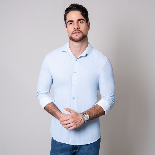 Camisa azul cielo slim fit Nova Era | Vermonti HC522