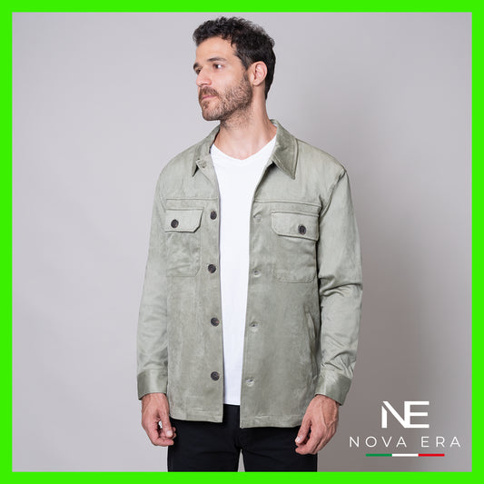 Sobrecamisa verde con bolsillos Nova Era | Vermonti HC626