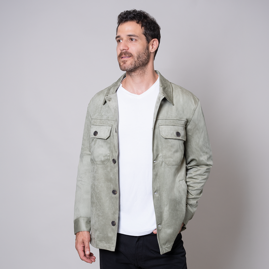 Sobrecamisa verde con bolsillos Nova Era | Vermonti HC626