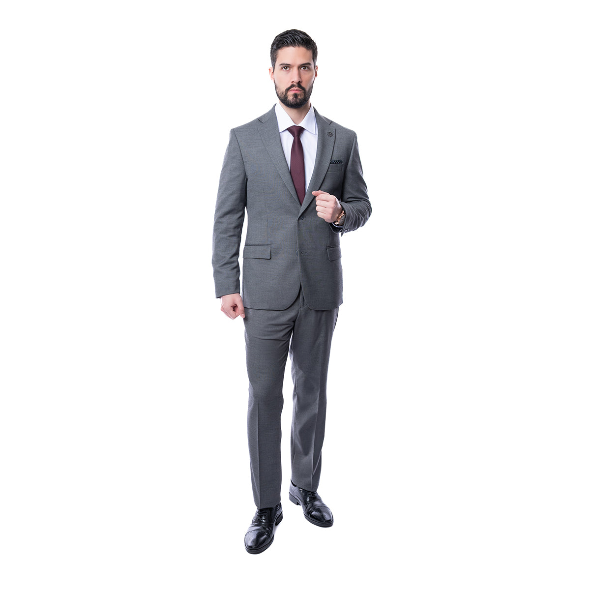 Traje Hombre S/Chaleco Vestir Aldo Conti Black T3017 – ALDO CONTI